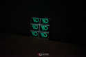 3D Klistermärke Fotoluminiscens Dekal Logga 6st Halloween Special Maxton Design