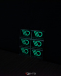 3D Klistermärke Fotoluminiscens Dekal Logga 6st Halloween Special Maxton Design