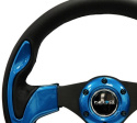 NRG Pilota \'\'Racestyle\'\' 320mm Svart/Blå Sportratt