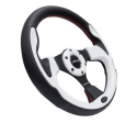 NRG Pilota \'\'Racestyle\'\' 320mm Svart/Vit Sportratt