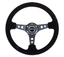 NRG Moccaratt med Svart Centrum 350mm (3\'\' Djup)