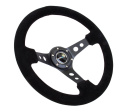 NRG Moccaratt med Svart Centrum 350mm (3\'\' Djup)