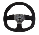NRG Moccaratt \'\'Racestyle\'\' med Svarta Sömmar / Platt Botten