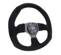 NRG Moccaratt \'\'Racestyle\'\' med Svarta Sömmar / Platt Botten
