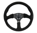 NRG Moccaratt med Svart Centrum 350mm (2.5\'\' Djup)