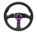 NRG Läderratt med Neochrome Centrum 350mm (2.5\'\' Djup)