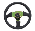 NRG Läderratt med Neochrome Centrum 350mm (2.5\'\' Djup)