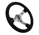 NRG Moccaratt med \'\'Digital Camo\'\' Centrum / Svarta Baseballsömmar 350mm (3\'\' Djup)