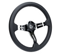 NRG Splitz Lättviktsratt för Simulator Krom & Läder