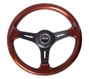 Classic Träratt 330mm 3-ekrad Mattsvart Centrum NRG
