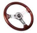 NRG Classic Wood Grain Med Kromcentrum 330mm