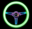 Träratt 350mm 3-ekrad Neo-Chrome Centrum Glow in The Dark Ratt NRG