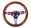 Classic Träratt Svart Linje 310mm 3-ekrad Neo-chrome Centrum NRG