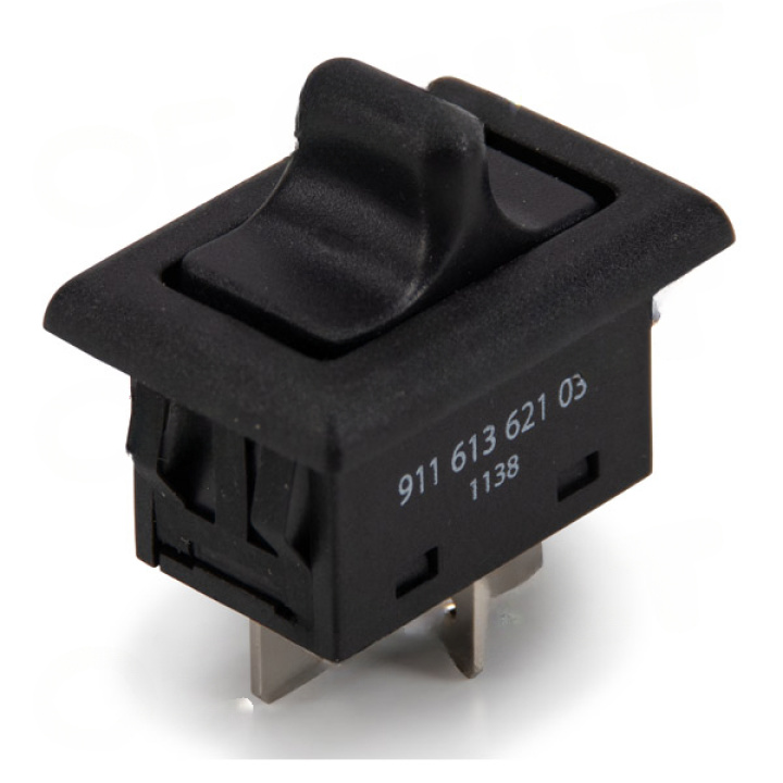 Porsche 911 1973-1989 Fönsterhissknapp Svart 5-Pin Flat Plugg OE-Cult i gruppen Välj bilmodell / Porsche / Äldre modeller / Reservdelar hos DDESIGN Scandinavia AB (OEC-P00829)