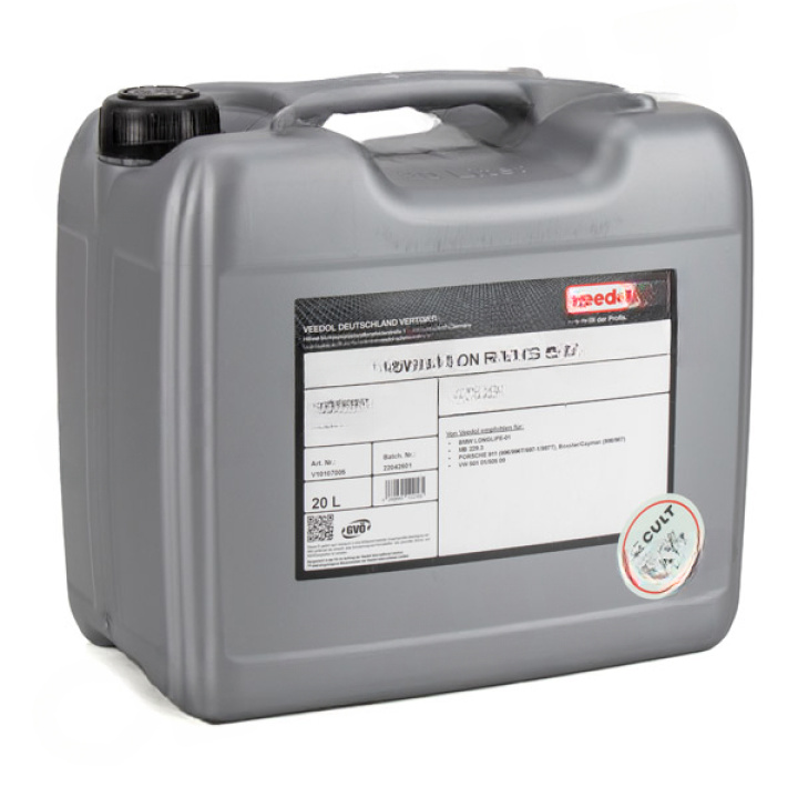 Porsche 911 (996/997) Boxster/Cayman (986/987) Motorolja 5W-50 Powertron Racing 20L Kanister OE-Cult by Veedol i gruppen Välj bilmodell / Porsche / 997 04-12 / Reservdelar hos DDESIGN Scandinavia AB (OEC-P01462)