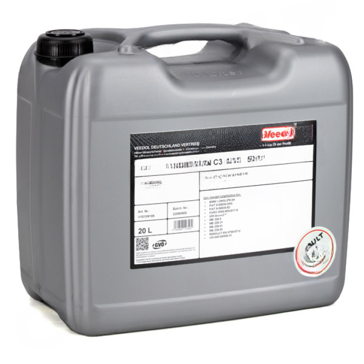 Porsche Diverse Modeller 2018+ Motorolja 5W40 Sintron C3 Plus 20L Dunk OE-Cult by Veedol i gruppen Välj bilmodell / Porsche / Macan 14+ / Reservdelar hos DDESIGN Scandinavia AB (OEC-P01482)