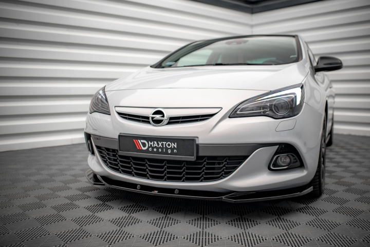 OP-AS-J-GTC-OPCLINE-FD1G Opel Astra GTC OPC-Line J 2011-2018 Frontsplitter V.1 Maxton Design