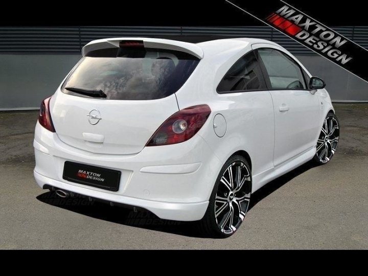 Opel CORSA D 2006-2014 Addon till Bakre Stötfångare Maxton Design i gruppen Välj bilmodell / Opel / Corsa D 06-14 / Styling hos DDESIGN Scandinavia AB (OP-CO-D-OPCLINE-RS1A)