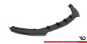 Opel Astra GTC OPC-Line J 2009-2020 Street Pro Frontläpp / Frontsplitter V.1 + Flaps Svart/Röd + Blanka Flaps Maxton Design