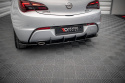 Opel Astra GTC OPC-Line J 2009-2020 Street Pro Bakre Diffuser Svart/Röd Maxton Design