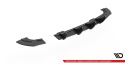 Opel Astra GTC OPC-Line J 2009-2020 Street Pro Bakre Diffuser Svart/Röd Maxton Design