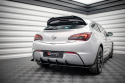 Opel Astra GTC OPC-Line J 2009-2020 Street Pro Bakre Diffuser + Flaps Röd + Blanka Flaps Maxton Design
