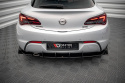 Opel Astra GTC OPC-Line J 2009-2020 Street Pro Bakre Diffuser + Flaps Svart/Röd + Blanka Flaps Maxton Design