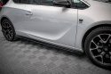 Opel Astra GTC OPC-Line J 2009-2020 Street Pro Sidoextensions + Flaps Svart/Röd + Blanka Flaps Maxton Design