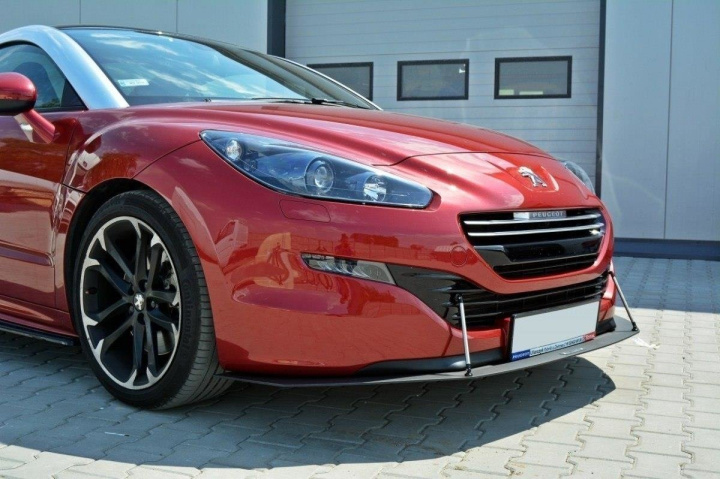 PE-RCZ-1F-CNC-FD1A Peugeot RCZ Facelift 2012-2015 Racing Frontsplitter V.1 Maxton Design