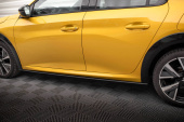 Peugeot 208 GT Mk2 2019+ Street Pro Sidoextensions V.1 Maxton Design