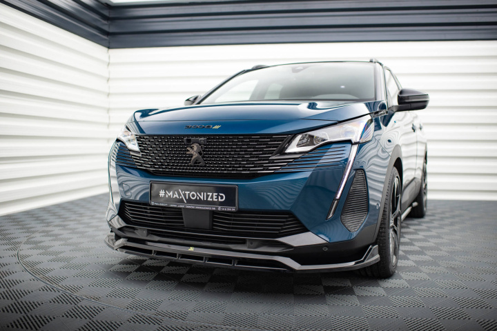 Peugeot 3008 GT-Line Mk2 Facelift 2020-2024 Frontsplitter V.1 Maxton Design i gruppen Välj bilmodell / Peugeot / 3008 hos DDESIGN Scandinavia AB (PE30082FGTLINEFD1GFD1RG)