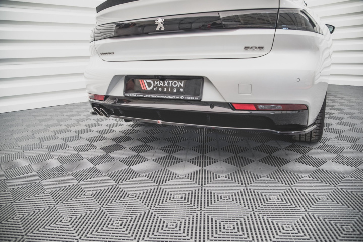Peugeot 508 GT-Line MK2 2018+ Bakre Splitter / Diffuser Maxton Design i gruppen Välj bilmodell / Peugeot / 508 MK2 2018+ hos DDESIGN Scandinavia AB (PE5082GTLINERD1GRSD1G)