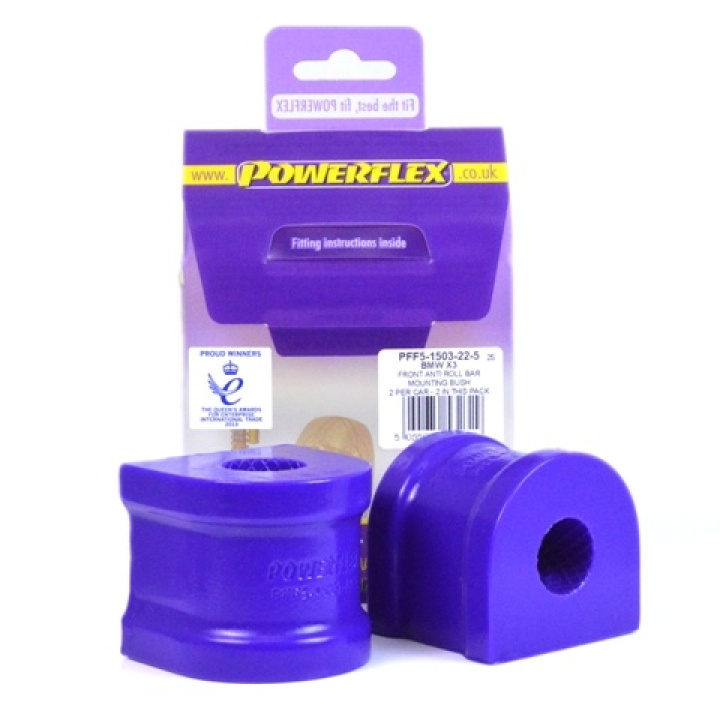 PF-PFF5-1503-22.5 PFF5-1503-22.5 Främre Krängningshämmarbussningar 22.5mm Powerflex