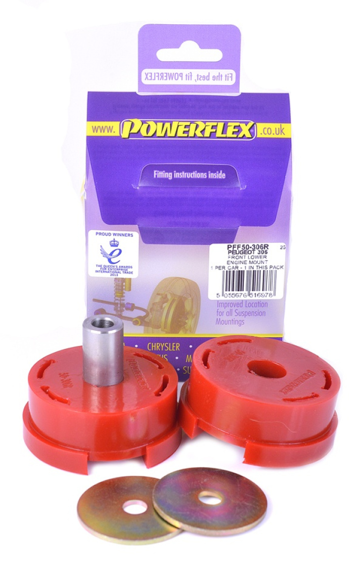 PF-PFF50-306R PFF50-306R Nedre Bakre Motorfäste Bussningar - Diesel Engine Powerflex