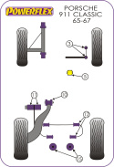PFF57-405 Steering Column Bearing Support Bussningar Powerflex
