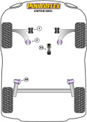 PFF60-1422P Nedre Torque-Fäste/Track Powerflex