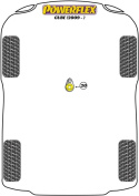 PFF60-8025 Nedre Torque-Fäste (Road) Powerflex