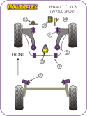PFF60-820 Insats Nedre Motorfäste Powerflex