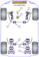 PFR85-1510 Bakre Leaf Spring Chassis Shackle Bussningar Powerflex