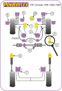 PFR85-206 Bussningar Bakvagnsbalk Powerflex
