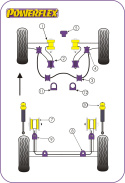 PFR85-220 Bussningar Bakvagnsbalk Powerflex