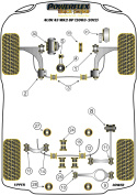 PFR85-525BLK Bakre Diff.bussningar Bakre Black Series Powerflex