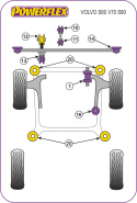 PFR88-604 Bakre Inre Bakre Nedre Arm Powerflex