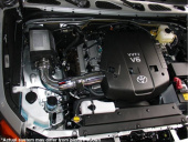 PF2057P-2578 Toyota 06-09 FJ 4.0L V6 Power-Flow Luftfilterkit Polerat Injen (4)