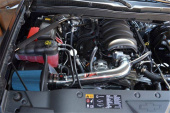 PF7064P-1400 Cadillac 2014-2017 GM (Bensin) Truck V8-6.2L / V8-5.3L Power-Flow Luftfilterkit Polerat Injen (2)