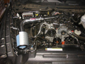 PF8055WB-1634 Dodge 09-11 Ram 3.7L V6 Power-Flow Luftfilterkit Svart Injen (4)