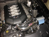 PF9023WB-1744 Ford 11-14 Mustang GT V8 5.0L (Endast Automat) Power-Flow Luftfilterkit Injen (2)