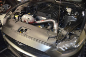 PF9091P-1777 Ford 15-16 Mustang Ecoboost 2.3L 4 cyl. Turbo Polerat Power-Flow Luftfilterkit Injen (2)