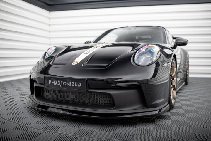 Porsche 911 992 GT3 2021+ Frontläpp / Frontsplitter Maxton Design i gruppen Välj bilmodell / Porsche / 992 2018+ hos DDESIGN Scandinavia AB (PO-911-992-GT3-FD1G)