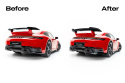 Porsche 911 Carrera Aero / S Aero 992 2019+ Bakre Splitter (Med Splitters) Maxton Design